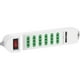 thumbnail image 1 of Alargador 6 Tomas 10A + 2 USB 1A Blanco 3 metros Schneider blanco 3, 1 of 4