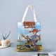 thumbnail image 2 of Pippi Longstocking Bolso de tela con estampado de lienzo para mujer, bolsa de compras reutilizable y estética, con cremallera interior, regalo para mujer,38*45cm., 2 of 6