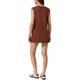 thumbnail image 3 of INSPIRE CHIC Conjunto de Salón de 2 Piezas para Mujeres, Top sin Mangas de Cuello Redondo de Punto Acanalado, Pantalones Cortos, Traje Casual, Talla L, Marrón, 3 of 6