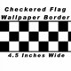 thumbnail image 5 of Borde Rolling Borders Bandera a Cuadros 11.4 cm Borde Negro 4.5 m, 5 of 8