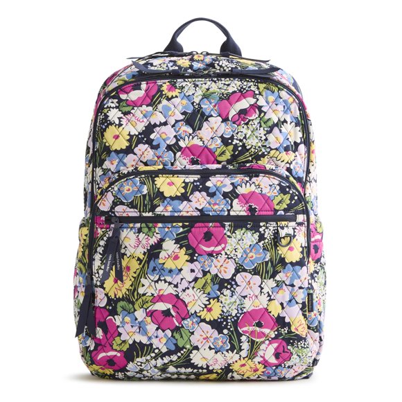 Mochila Vera Bradley 28 L con compartimento para laptop y asa de trolley – Poppy Fields