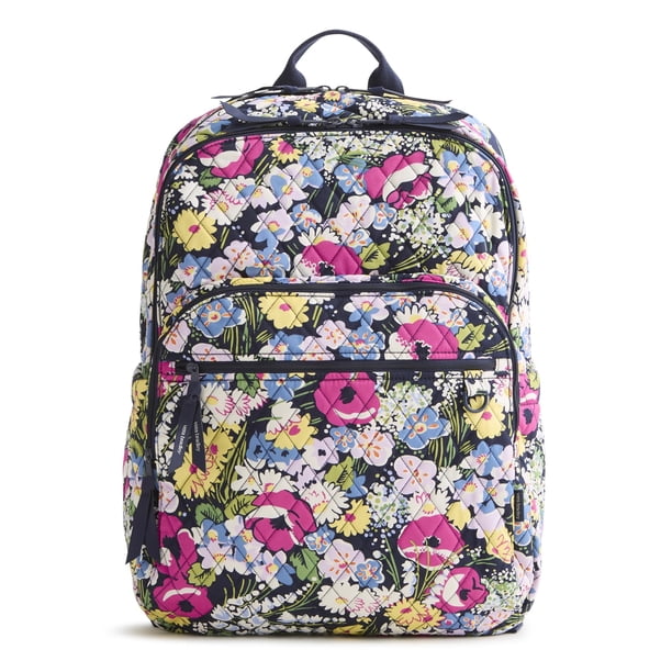 Mochila Vera Bradley 28 L con compartimento para laptop y asa de trolley – Poppy Fields
