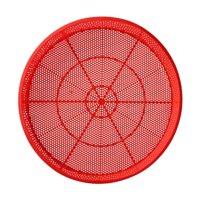 Magideal - Colador Redondo, Rejilla De Secado De Alimentos, Portátil, Flexible, Estable, Colador De Grano De Pescado, Colador De Secado Para Restaurante Interior Diámetro Del Orificio: 4 Mm