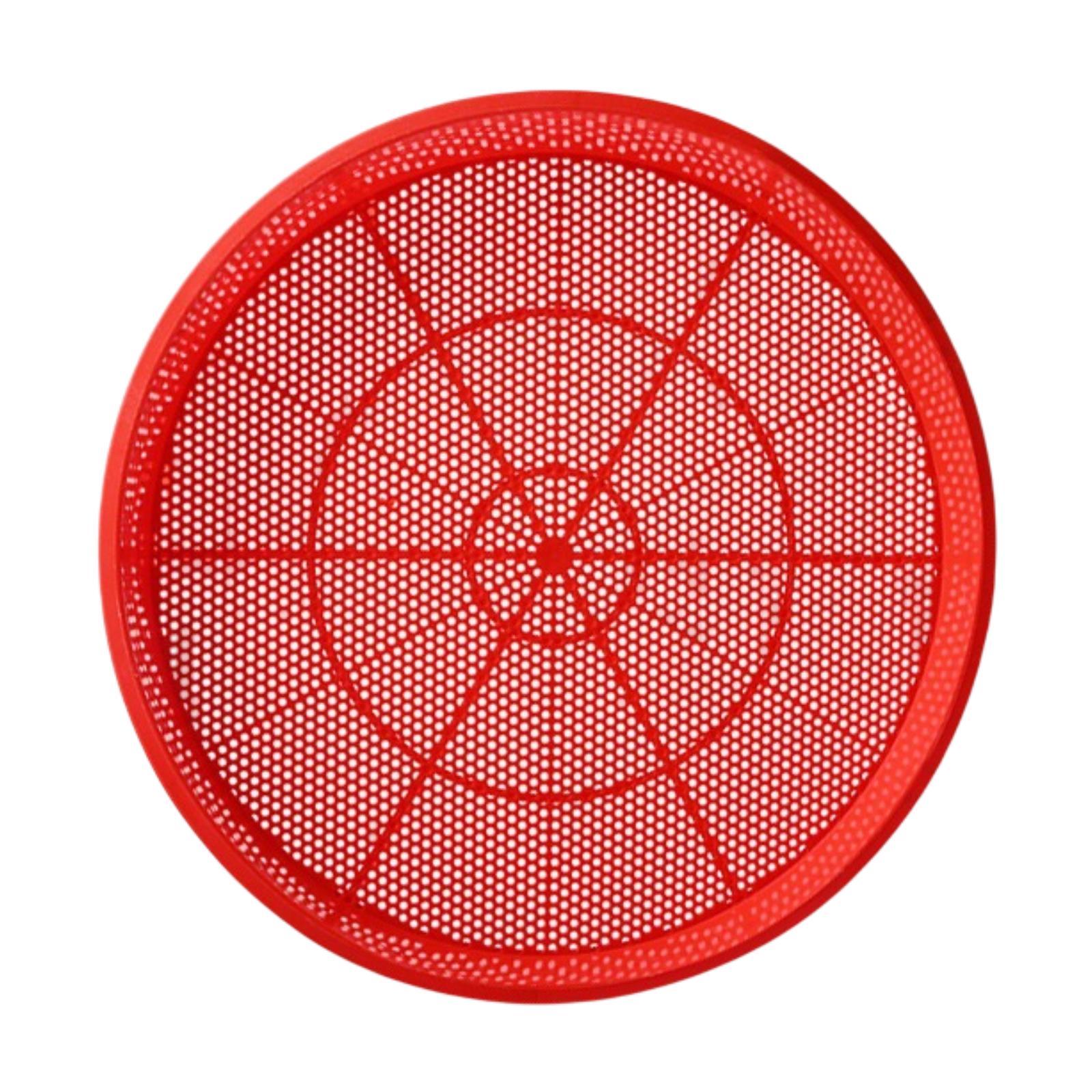 Magideal - Colador Redondo, Rejilla De Secado De Alimentos, Portátil, Flexible, Estable, Colador De Grano De Pescado, Colador De Secado Para Restaurante Interior Diámetro Del Orificio: 4 Mm