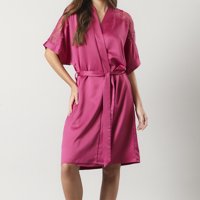 Flores - Bata Satin Encaje 33595-223