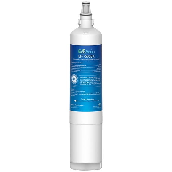 Filtro de agua para frigorífico EcoAqua 5231JA2006A para LG LT600P