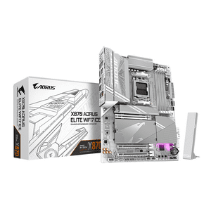 Placa Madre X870 Aorus Elite Wi-Fi 7 Ice, Am5, 4X Ddr5, Atx