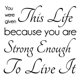 thumbnail image 1 of Decomural You Are Strong Enough Inspiration WS-42972, 1 of 2
