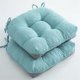 thumbnail image 1 of Xiao Hua Tapete para Silla de Comedor Azul Claro con Lazo - Juego de 2 Piezas, Tapete de Silla de Espuma para Interiores con Base Antideslizante, Tapete simple Antideslizante para Mesa y Silla de, 1 of 4