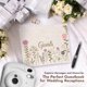 thumbnail image 3 of Libro de invitados Upstart Decor floral de lino rosa 10x8 pulgadas, 3 of 7