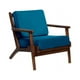 thumbnail image 3 of Sitial Neuss Tela Velvet Azul Petroleo, 3 of 4