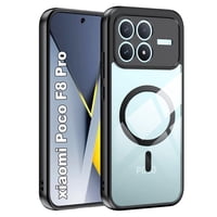 Funda Magnética Para Poco F8 Pro De Suttkue, Transparente