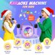 thumbnail image 2 of Máquina de Karaoke MicQutr Inalámbrica con 2 Micrófonos y Luces LED, 2 of 7