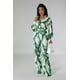 thumbnail image 2 of Conjunto de Dos Piezas de Pantalón de Cintura Alta Verde M, 2 of 5