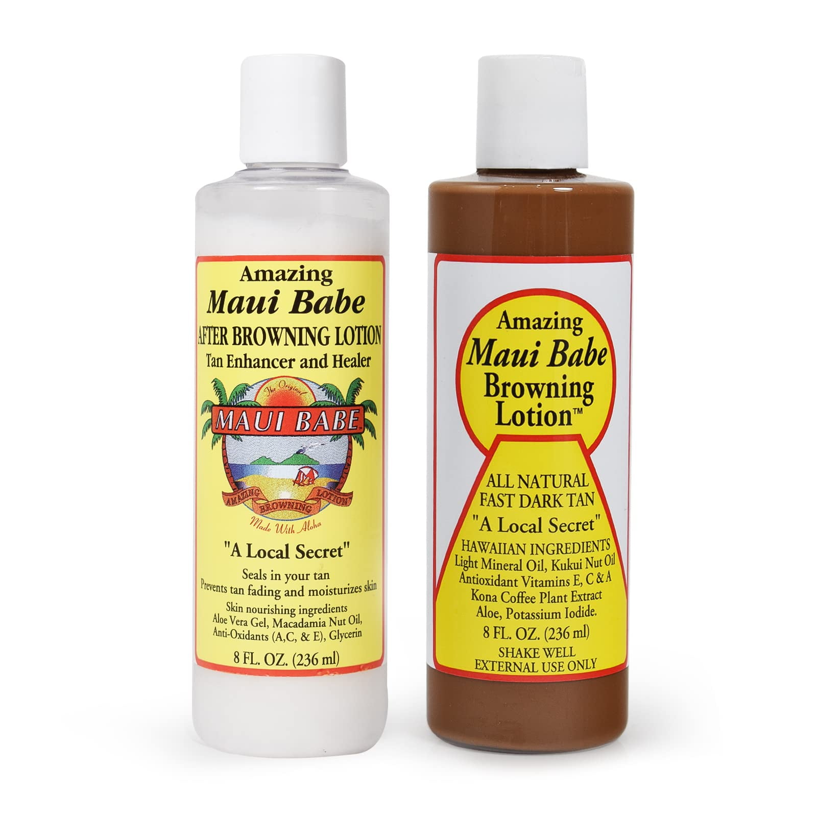 Loción Extensora De Bronceado After Sun Maui Babe, Paquete De 2 Unidades, 240 Ml