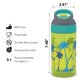 thumbnail image 4 of Botella de agua Zak Designs Riverside Beach Life 470 ml Kids, 4 of 7