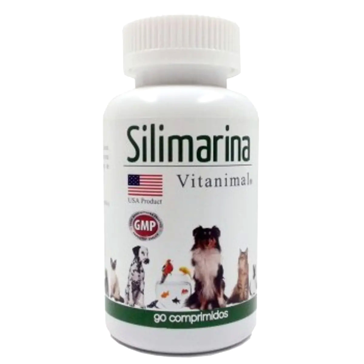 Vitanimal - Silimarina 90 Comprimidos Suplemento Mascotas