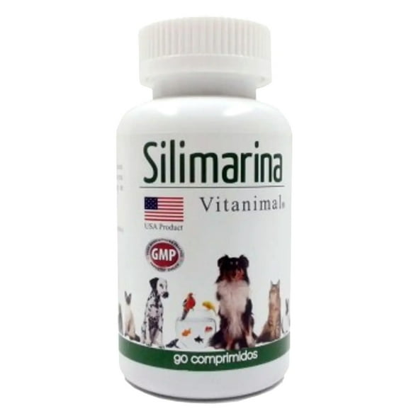 Silimarina 90 Comprimidos Suplemento Mascotas