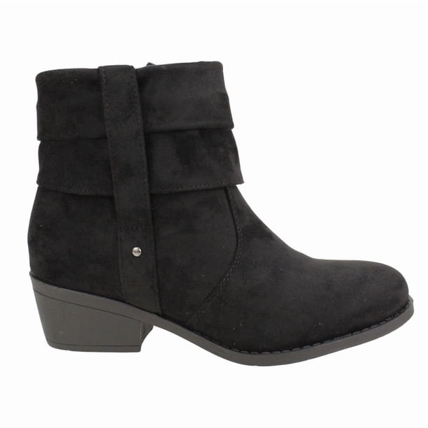Botín New Walk Niveles Microfibra Negro
