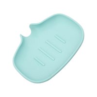 Magideal - Soporte Para Jabonera Con Drenaje Automático, Contenedor Creativo, Estante De Exhibición, Jabón Sin Perforaciones Antideslizante Para , Verde