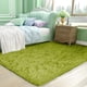 thumbnail image 5 of Alfombra Ophanie Green Grass Shag Fluffy para dormitorio, 120 x 180 cm, 5 of 6