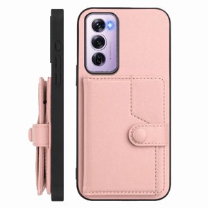 Foxdock Funda Para Oppo Reno 12 Pro Con Bloqueo Rfid - Diseño Elegante Con Cierre De Botón