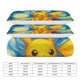 thumbnail image 3 of Pikachu Style 3 Piece Sets Full/Queen Size - Reversible Microfiber Quilts with Shams Soft Lightweight Bedspread Coverlet Comforter for All Season Bed Sheets, 3 of 4