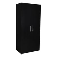 Fm Furniture - Closet 2 Puertas Fm Melmaina 180X80X48 Cm Negro