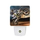 thumbnail image 1 of Motocross Sucio / Moto de Cross Luz nocturna LED con sensor de anochecer a amanecer para dormitorio, baño, pasillo, escaleras - Lámpara LED nocturna de enchufe, 0.5W - 1 pieza, 1 of 6