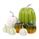 thumbnail image 4 of 7 Piezas De Calabazas Falsas, Modelo De Bricolaje, Calabazas Falsas De Espuma Para La Mesa De Halloween, Otoño Verde, 4 of 5