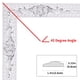 thumbnail image 2 of Moldura Para Pared De Pvc Plateado Flexible Autoadhesivo De 5 M, 2 of 8
