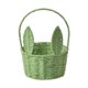 thumbnail image 2 of Cesta De Conejito De Pascua Cesta De Flores Tejida Portátil Para Vacaciones, Cocina, Camping, Verde, 2 of 5