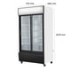 thumbnail image 3 of Ventus Visi-Cooler VC-1000LS 2 Puertas Correderas 1000 Lts, 3 of 6