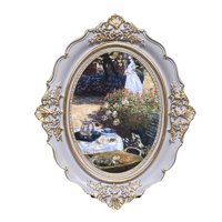 Bothyi - Marco De Fotos Vintage Elegante Galería De Fotos Arte Para Pared Mesa Decoración Del Hogar Púrpura 6 Pulgadas