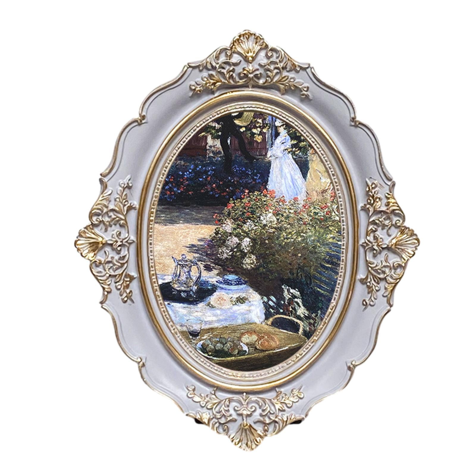 Bothyi - Marco De Fotos Vintage Elegante Galería De Fotos Arte Para Pared Mesa Decoración Del Hogar Púrpura 6 Pulgadas