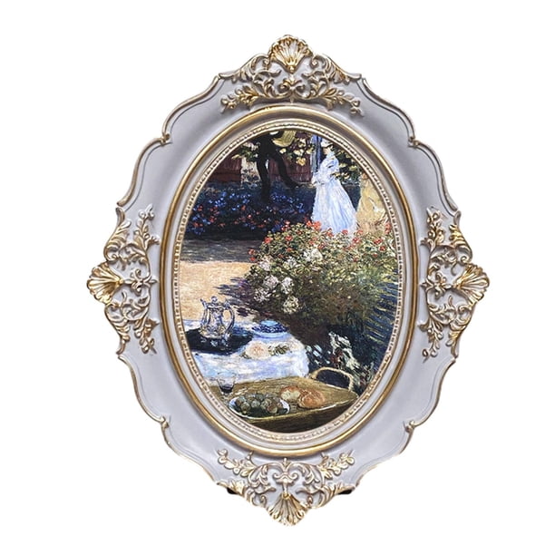 Marco De Fotos Vintage Elegante Galería De Fotos Arte Para Pared Mesa Decoración Del Hogar Púrpura 6 Pulgadas