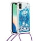 thumbnail image 1 of Funda FOXDOCK para iPhone X/Xs con Cuerda Ajustable, Brillo Líquido, Protección Antigolpes y Lente – Ideal para Regalo, 1 of 6