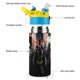 thumbnail image 3 of El Caballero Oscuro Botella de Agua con Tapa Pop Top de Un Toque, Acero Inoxidable, a Prueba de Fugas, para Deportes, Botella Infantil azul 12 oz, 3 of 6