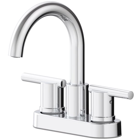 Grifo para lavabo de baño Centerset OakBrook Alexis, cromado