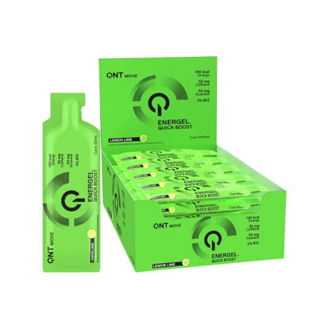 Qnt - Box 25 Geles Energeticos Energel Lemon Lime 55Ml -
