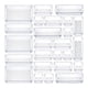 thumbnail image 3 of Divisores Organizadores De Cajones De Maquillaje Versátiles Transparentes Para Joyas Juego De 25, 3 of 5