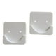 thumbnail image 4 of Soporte Adhesivo Para Barra De Cortina De Ducha Para Armario De Casa Hotel Cuadrado Blanco, 4 of 5