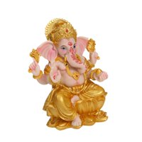 Magideal - De Resina Estatua De Buda Hindú Estatua De La Estatua De La Estatua Compactación De La Artesanía Compacta Para La Colección De Artesanías