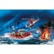 thumbnail image 3 of Playmobil Fire Rescue Mission (100) con helicóptero y barco, 3 of 8