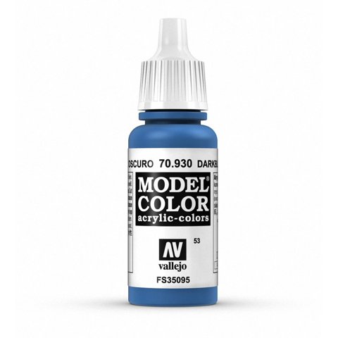 Paint Vallejo Model Color Azul Oscuro 17Ml