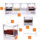 thumbnail image 3 of Estante para condimentos ME.FAN, transparente, para especias, 4 cajas acrílicas con cuchara, 3 of 8