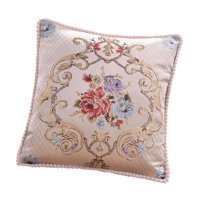 Bothyi - Funda De Almohada Bordada, Funda De Almohada Retro Para Decoración Del Hogar, Color Beige