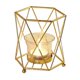 thumbnail image 1 of Portavelas De Cristal Tealight Candlestick Vela Votiva Oro 10x9x11cm, 1 of 5