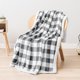 thumbnail image 3 of Manta PAVILIA Buffalo Plaid Sherpa gris claro 50x60, 3 of 8