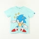 thumbnail image 1 of Polera Manga Corta Niño Monedas Celeste Sonic, 1 of 4